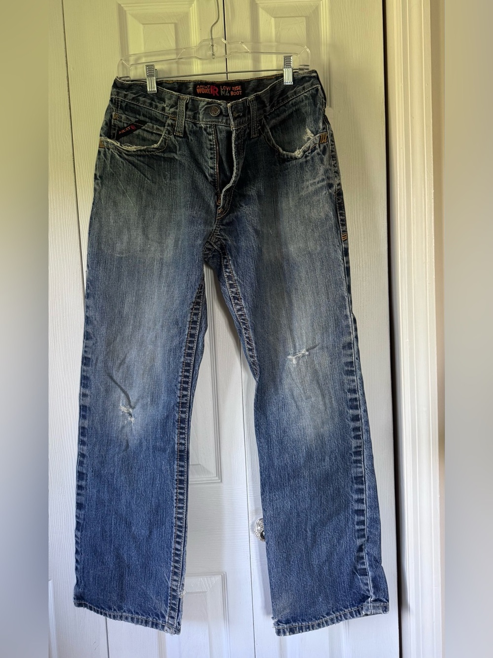 Ariat Men's Straight Leg Jeans in Faded Blue